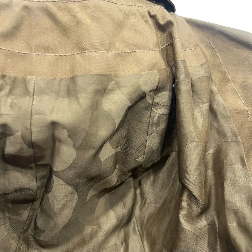 $6000 CHANEL 2020 Resort Brown Camel Trench Coat Jacket size FR 36/4